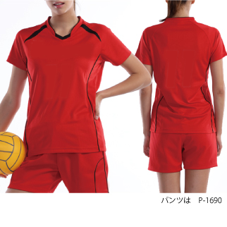 ウィメンズバレーボールシャツ