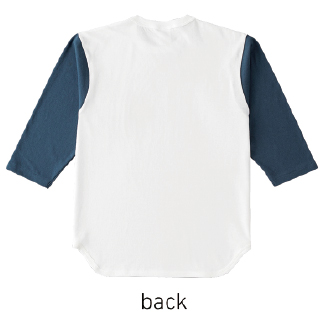 オープンエンド 3/4スリーブ ベースボールTシャツ