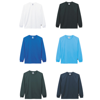 ポリジン加工 ドライロングTシャツ