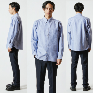 オックスフォード ボタンダウン ロングスリーブ シャツ