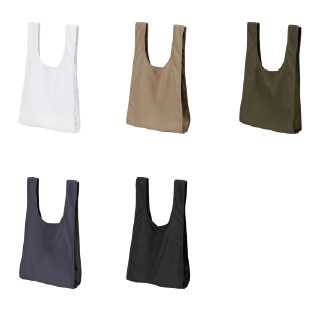 リサイクルポリエステル リップストップ パッカブルバッグ（メッシュポケット付）