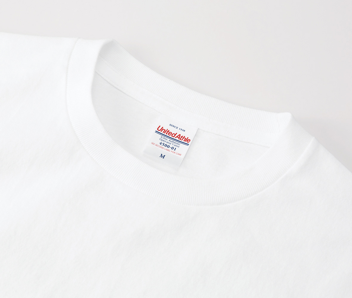 6.0オンス オーセンティック オープンエンド ヘヴィーウェイト Tシャツ