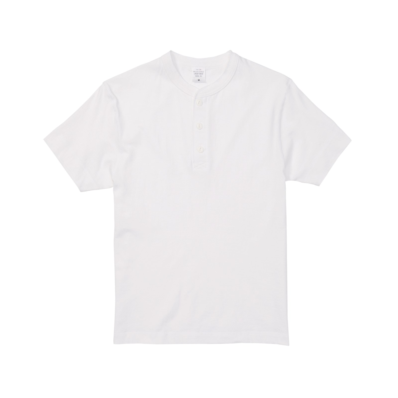 5.6オンス ヘンリーネック Tシャツ