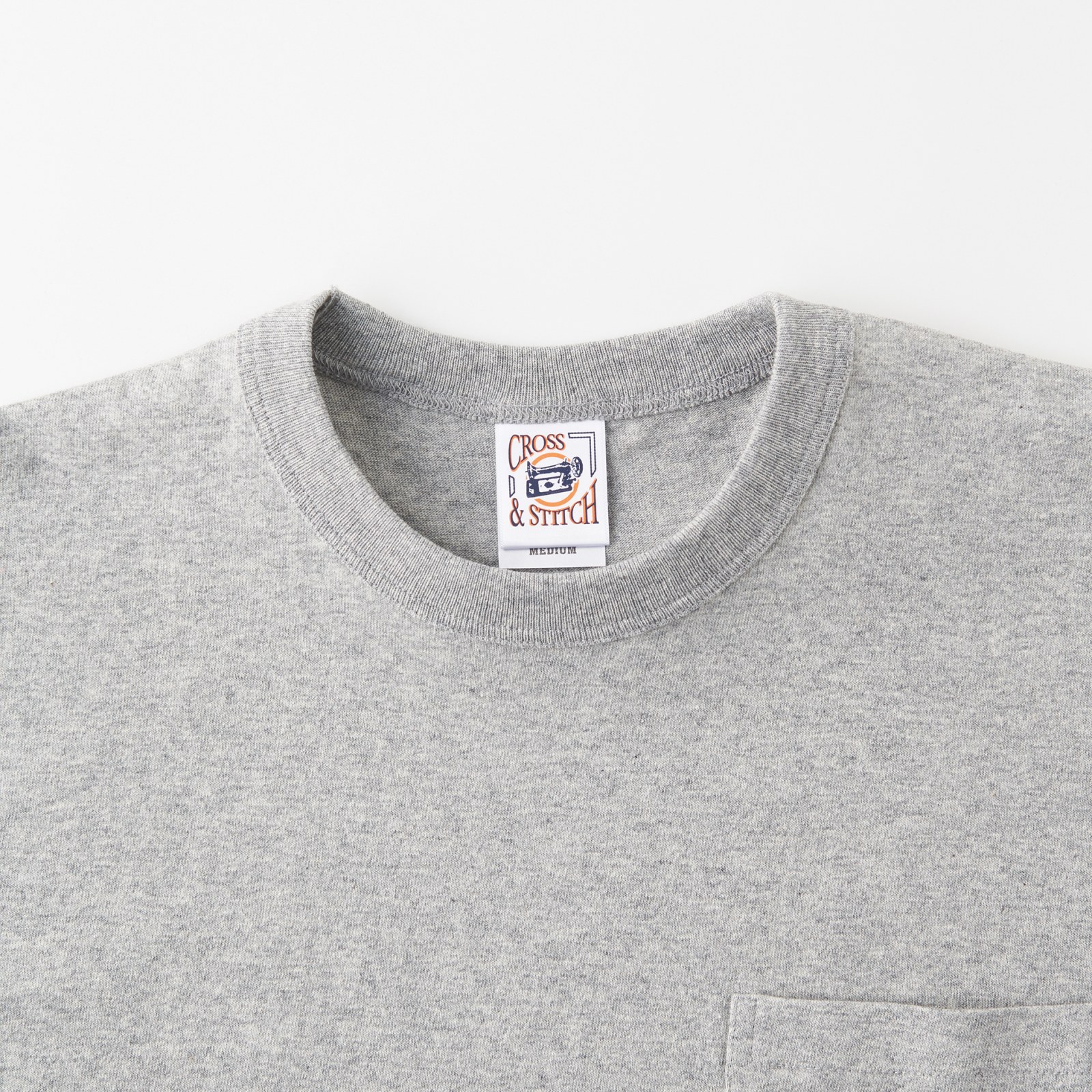 OEマックスウエイトバインダーネックポケットTシャツ