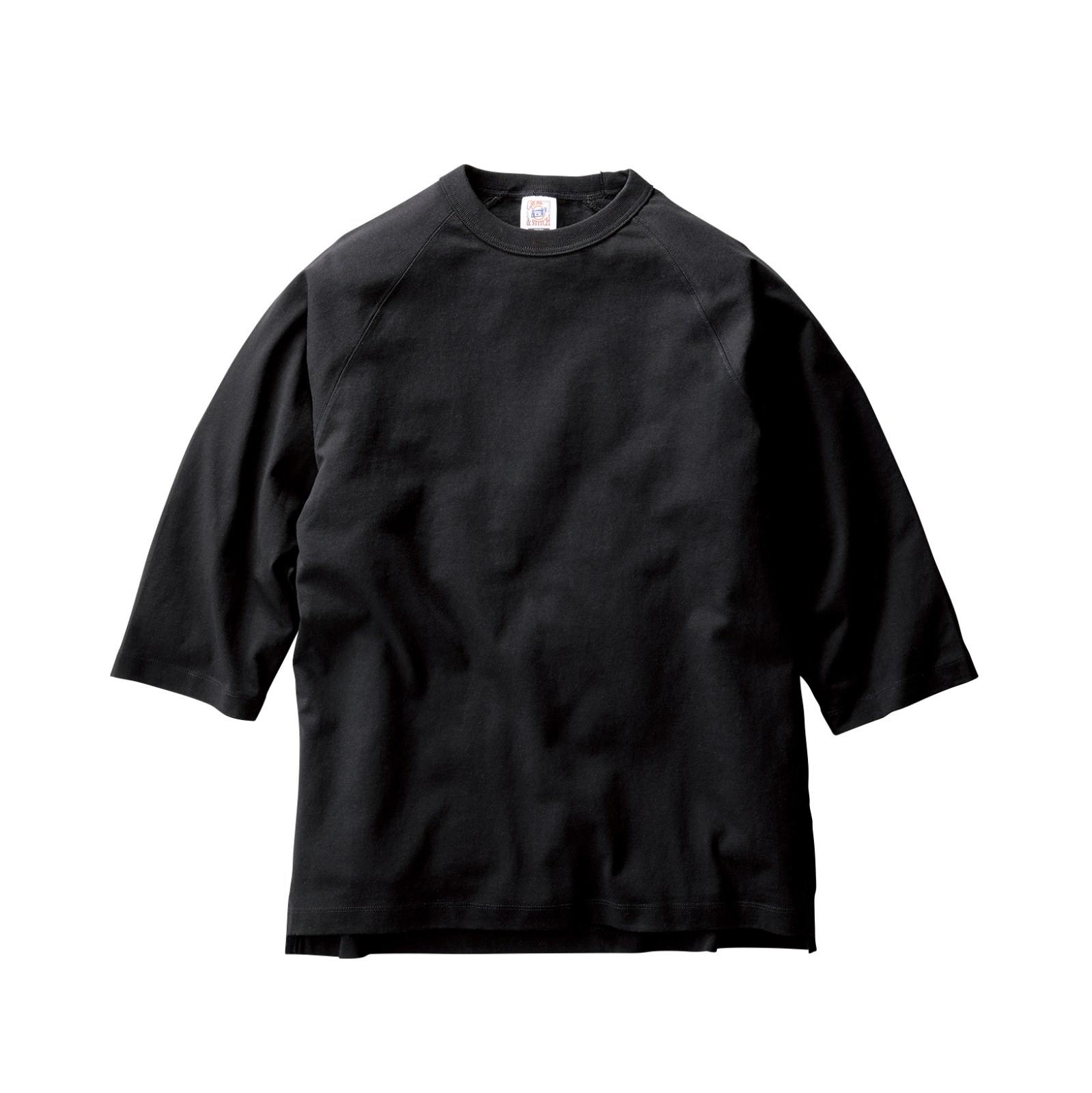 オープンエンドリラックスフィットラグランTシャツ
