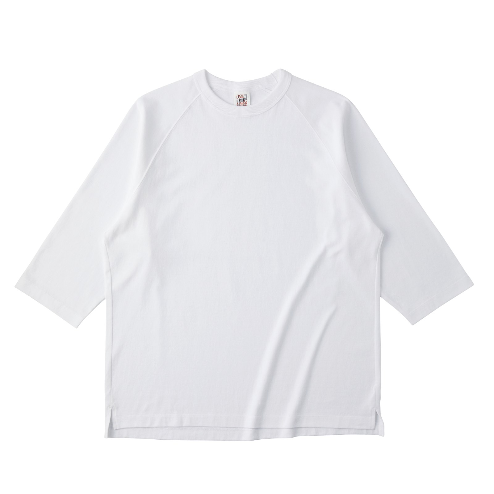 オープンエンドリラックスフィットラグランTシャツ