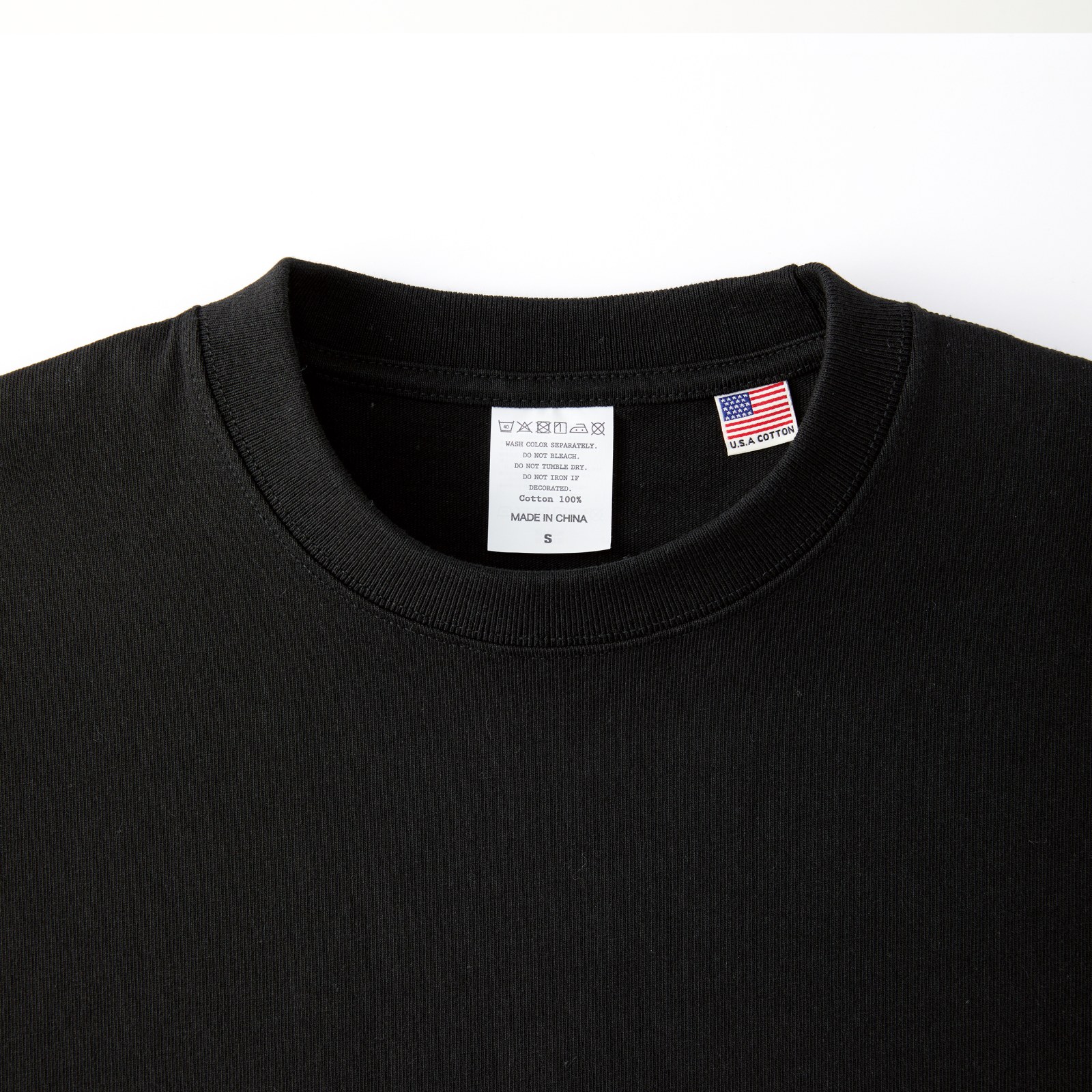 USAコットンロングスリーブTシャツ